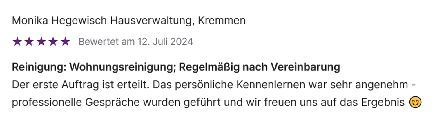 GRH Service Hübusch Einzelunternehmen – Handwerker – Bewertungen