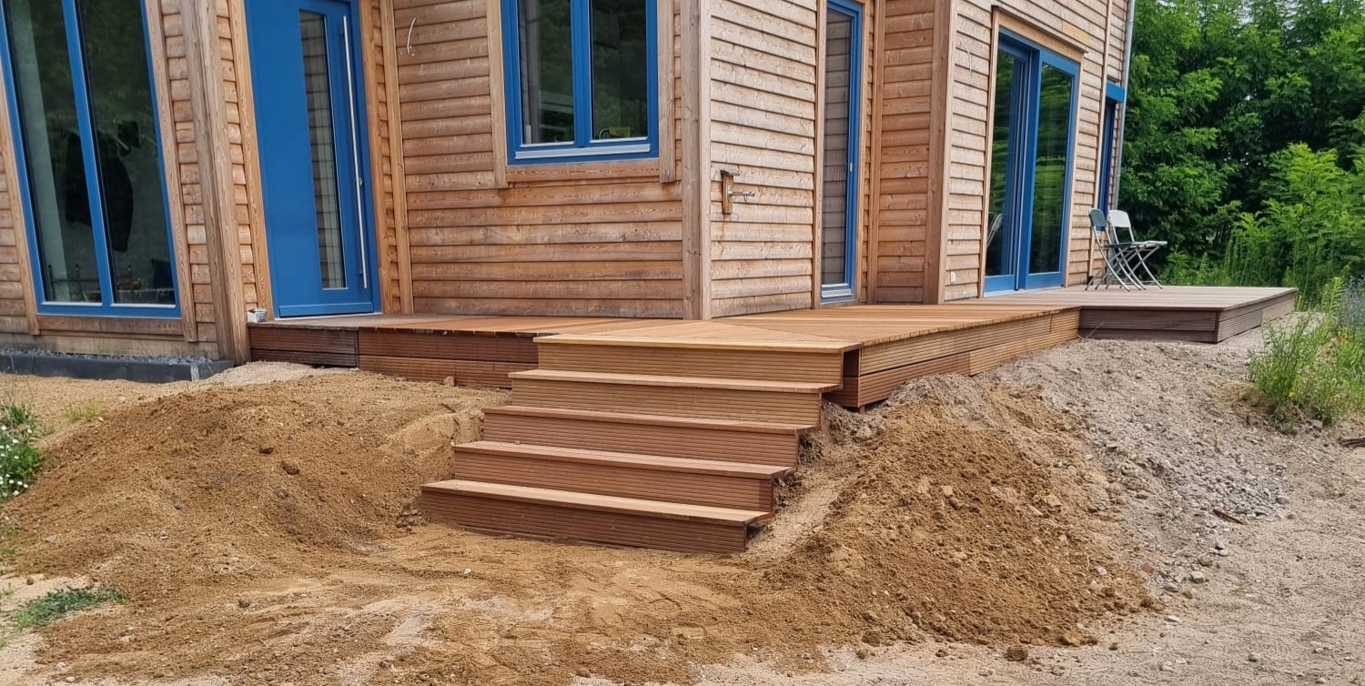 GRH Service Hübusch Einzelunternehmen – Handwerker – Holzterrasse errichten